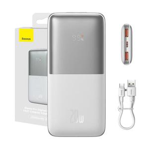 Baseus Bipow Pro Powerbank 10000mAh, 2xUSB, USB-C, 20W (fehér)