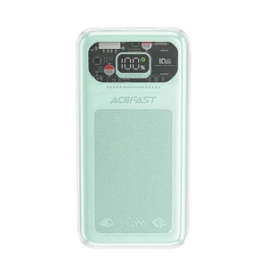 Acefast powerbank 10000mAh Sparkling Series gyors töltés 30W zöld (M1)