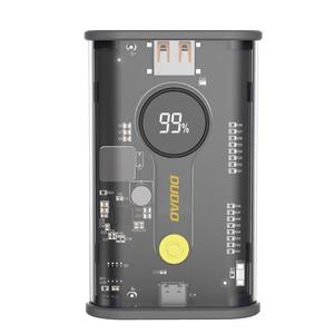 Dudao power bank 10000mAh 1xUSB-C / 1xUSB-A 22.5W PD fekete (K16)