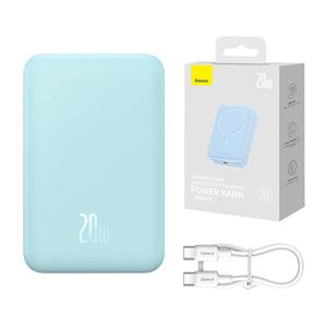 Baseus Powerbank Magnetic Mini 20000mAh 20W (kék)