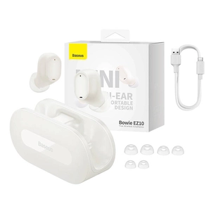Baseus Bowie EZ10 Vezeték nélküli fülhallgató (fehér)