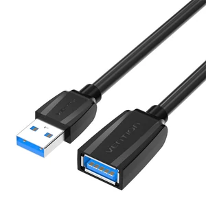 Vention Predlžovací kábel USB 3.0, USB samec - USB samica, 3m (Čierna)