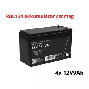 APC APCRBC124 helyettesítő akkumulátor csomag (4x 12V 9Ah)