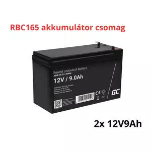 APC APCRBC165 helyettesítő akkumulátor csomag (2x 12V 9Ah)