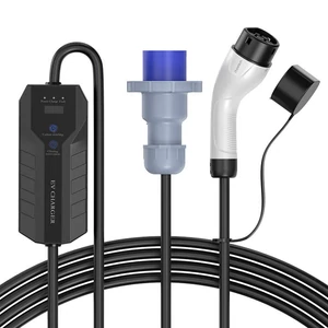 Încărcător auto electric Choetech, Tip-2 ACG15 3,5 kW cu afișaj LCD (alb)