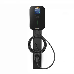 Besen WALLBOX elektromos autó töltő Duo | 2 x 22 kW – 2x3x32A | 6m – Type 2 | RFID + töltőoszlop