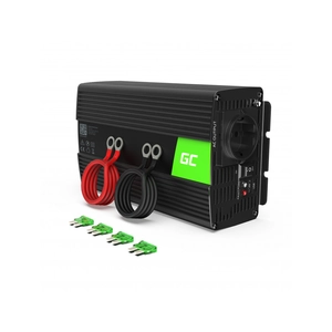 Green Cell Autós Inverter 24V-ról 230V-ra feszültségátalakító (feszültség növelő) 1000W