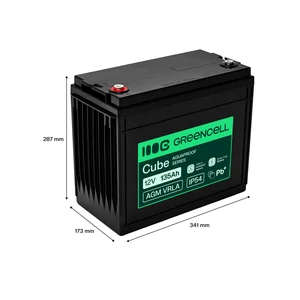Greencell AGM VRLA 12V 135Ah maintenance-free battery for boats, photovoltaics, solar panels (341x173x287mm) Greencell AGM VRLA 12V 135Ah maintenance-free battery for boats, photovoltaics, solar panels (341x173x287mm)