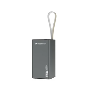 Wozinsky Powerbank K65+ 65W 30000mAh 2x USB-C, 1x USB-A 65W - fekete