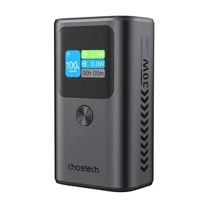 Choetech B701 powerbanka, 10000mAh, PD 30W (sivá)