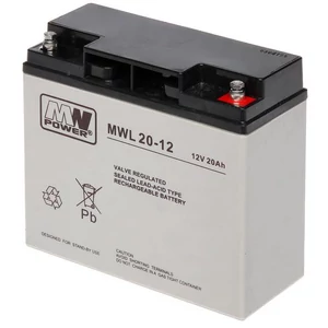 MPLPower AGM batéria VRLA MWL 12V 20Ah 181*77*167 (M5)
