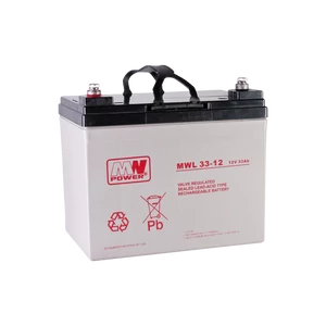 MPLPower AGM batéria VRLA MWL 12V 33Ah