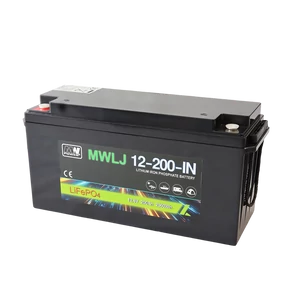 MPLPower 12,8V 12V 200Ah LiFePo4 batéria so vstavaným Bluetooth na monitorovanie