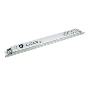 Napájací zdroj POS FTMC100V12-DA, LED žiarovka 12V/8,33A CV DALI so stmievaním tlačidlom, lineárne kovové puzdro