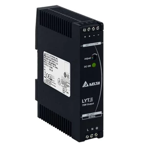 Napájací zdroj DELTA DRL-24V75W1AZ, montáž na DIN lištu Delta 24V/3,125A, LYTE II