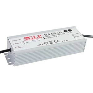 Napájací zdroj GLP GLG-150-24A, GLP LED ovládač s konštantným napätím PFC 150W, IP65, 24V/6,3A