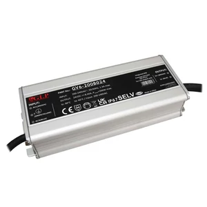 GLP GV6-200B024, napájací zdroj GLP 200W: 24V/8,4A, CV, kovové puzdro, obdĺžnikový