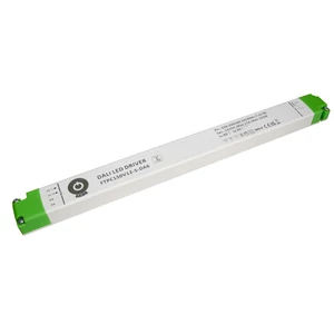 Napájací zdroj POS FTPC150V12-S-DA6, ovládač POS LED 12V/11A CV DALI typ 6, so stmievaním tlačidlom, lineárne plastové puzdro
