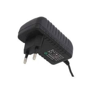 Napájací zdroj POS POSB09100A, POSB09100A 9V/1A/9W, horizontálny adaptér, AC:CEE7/16. Napätie DC: 2.1/5.5 (+)