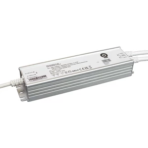 Napájací zdroj POS MCHQ350V24-GE, LED ovládač 24V/14,58A 350W CV, kovové puzdro, PFC, EU AC vstup (180-305VAC), IP67, nenastaviteľný