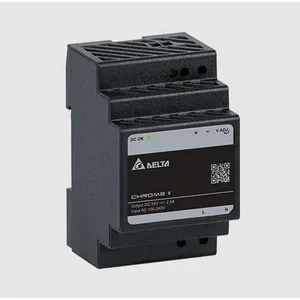 Napájací zdroj DELTA DRC-12V060W1RZ, montáž na DIN lištu Delta 12V/4,5A, chróm II