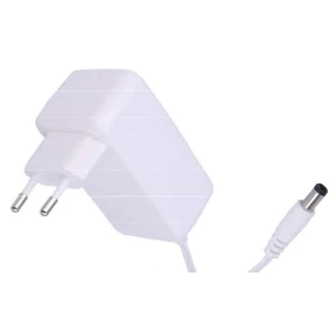 Napájací zdroj POS POSC12200A-H-WH, 12V/2A/24W, horizontálny adaptér, AC:CEE 7/16. Priemer kábla 2,1x5,5mm.