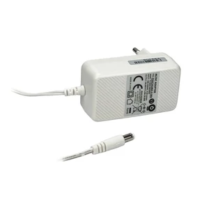 Power supply POS POSC24100A-H-WH, 24V/1A/24W, horizontal adapter, , AC:CEE 7/16. wtyk 2.1x5.5mm