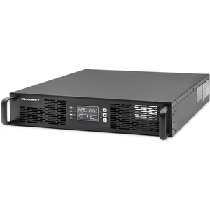 Sursă de alimentare neîntreruptibilă UPS Qoltec pentru RACK | 1kVA | 1000W | Factor de putere 1,0 | LCD | EPO | USB | On-line