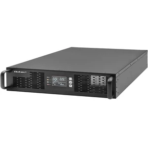 Neprerušiteľný zdroj napájania Qoltec UPS pre RACK | 2kVA | 2000W | Účiník 1,0 | LCD | EPO | USB | On-line