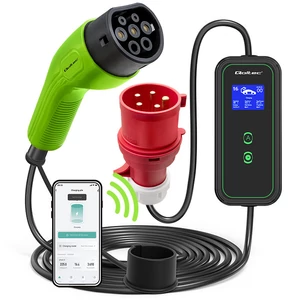 Qoltec electric car charger EV 2-in-1 type2 | 11kW | 3 phases | CEE 5 PIN WIFI