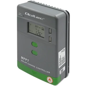 Qoltec MPPT 12V / 24V 20A LCD 2x USB Solárny regulátor nabíjania