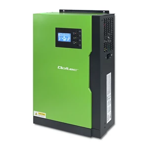 Invertor solar hibrid Qoltec 6KVA | 3,5 kW | 100 A | 24 V | MPPT | Sinus