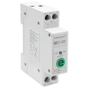 Wi-Fi relé Qoltec na DIN lištu s elektromerom 63A | eWeLink od Sonoff | Wi-Fi | LED