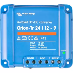 Victron Energy Orion-Tr 24/12-9A (110W) DC/DC konverter; 16-35V / 12V 9A; 110W (ORI241210110)