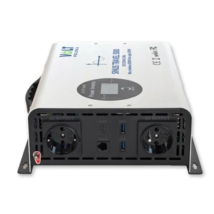 Volt Polska SINUS TRAVEL 5000 12/24-230V Fehér Feszültség Inverter – 2500/5000 W, LCD Kijelző és Távirányító