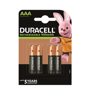 Duracell rechargeable battery R2U Micro 900mAh AAA B4