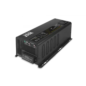 Volt Polska Power Sinus 2000 12/230V Convertizor de tensiune Inverter Convertizor de tensiune UPS încorporat Sursă de alimentare neîntreruptă (2000/6000W) - Negru