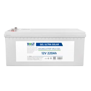 Volt Polska Gel vpro prémiová batéria 12V 220Ah VRLA bezúdržbová