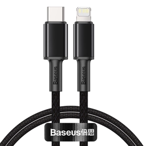 Baseus fonott kábel USB-C to Lightning PD 20W 1m (fekete)