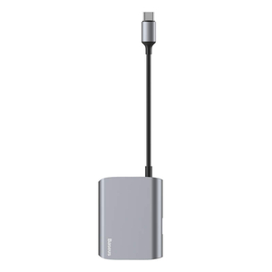 Baseus Enjoyment series USB-C to USB 3.0 + VGA adapter HUB Szürke (CATSX-E0G)