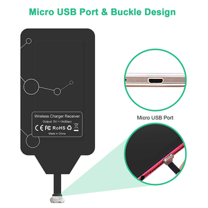 Choetech WP-Micro-101BK Micro USB QI Wireless Charger Receiver Patch