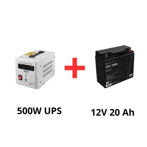 Volt Polska Uninterruptible power supply for circulating pumps 500W + Green Cell 20Ah battery pack Volt Polska Uninterruptible power supply for circulating pumps 500W + Green Cell 20Ah battery pack