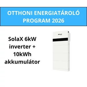 Home Energy Storage Program 2026 package offer - Solax 3-phase 6kW hybrid inverter + 10kWh battery