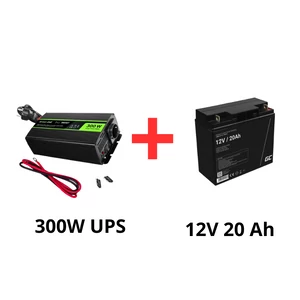 Green Cell Uninterruptible power supply for circulating pumps 300W + 20Ah battery pack