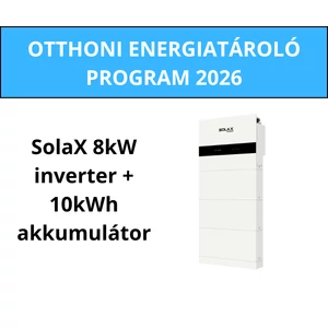 Home Energy Storage Program 2026 package offer - Solax 3-phase 8kW hybrid inverter + 10kWh battery