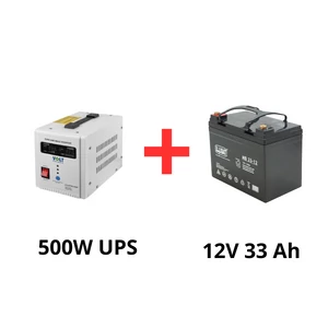 Volt Polska Zelený článok Neprerušiteľný zdroj napájania pre obehové čerpadlá 500W + MPLPower 33Ah batéria