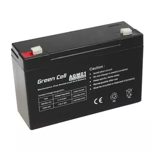 Green Cell AGM zselés akkumulátor 6V 12Ah