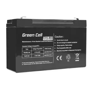 Green Cell AGM akkumulátor VRLA 6V 10 Ah