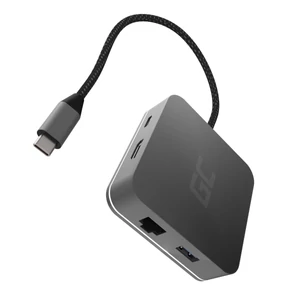 Green Cell USB-C 6v1 Dokovací rozbočovač USB 3.0 HDMI Ethernet USB-C
