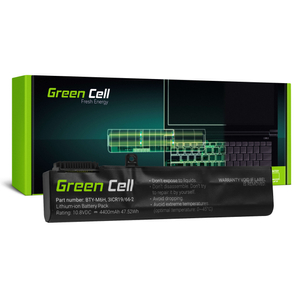 Green Cell Laptop akkumulátor BTY-M6H MSI GE62 GE63 GE72 GE73 GE75 GL62 GL63 GL73 GL65 GL72 GP62 GP63 GP72 GP73 GV62 GV72 PE60 PE70